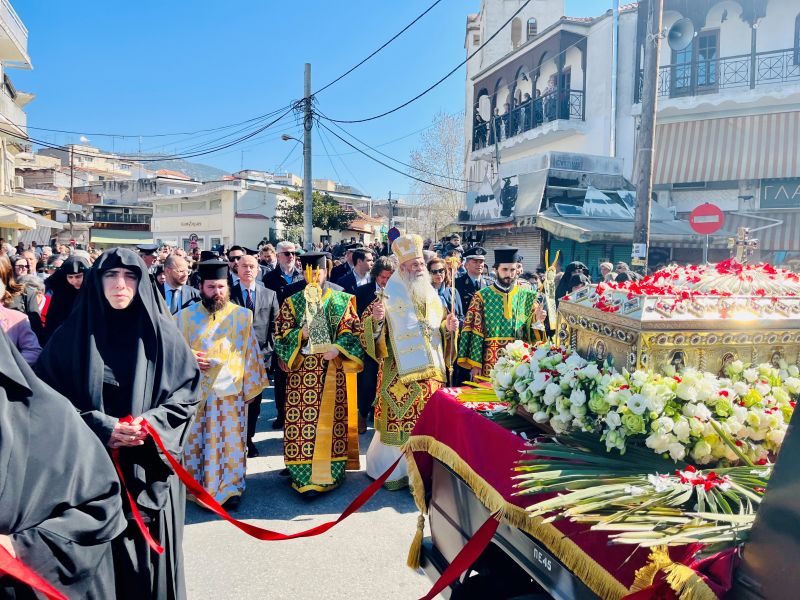 Η ΣΥΝΑΞΗ ΤΟΥ ΟΣΙΟΥ ΓΕΩΡΓΙΟΥ ΤΟΥ ΝΕΟΥ ΟΜΟΛΟΓΗΤΟΥ (ΚΑΡΣΛΙΔΗ) ΚΑΙ Η ΕΟΡΤΗ ΤΟΥ ΕΥΑΓΓΕΛΙΣΜΟΥ ΤΗΣ ΘΕΟΤΟΚΟΥ ΣΤΗΝ ΙΕΡΑ ΜΗΤΡΟΠΟΛΗ ΔΡΑΜΑΣ  